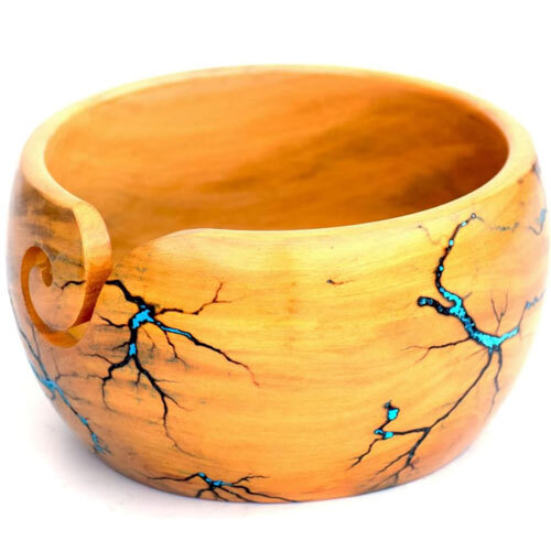 Designer Wooden Knitting Yarn Ball Holder - Design Type: Modern