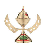 Brass Decorative Sindoor Box With Artistic Wings - Color: Various Available