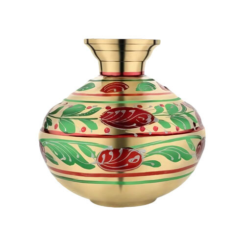 Multi Colour Brass Lota - Color: Various Available