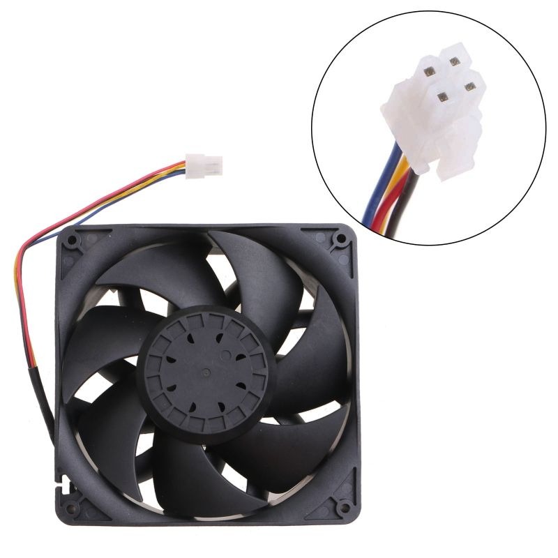 KZ14038B012U 140mm DC 12V 7.2A Cooling Fan 140x140x38mm 6-p Ball Bearing 7500 RPM 210CFM High Speed CFM CPU Cooler