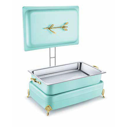 Mint Blue Chafing Dish - Features: High Quality