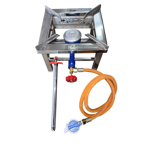 Single Burner Square Chulha - Features: High Quality