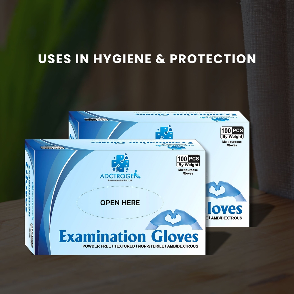Examinatioan Gloves - Nitrile Gloves - Latex Gloves By Adctrogen Pharmaceutical Private Limited