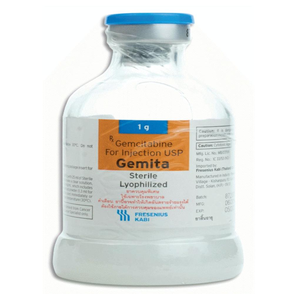 Gemita Gemcitabine 1g Injection