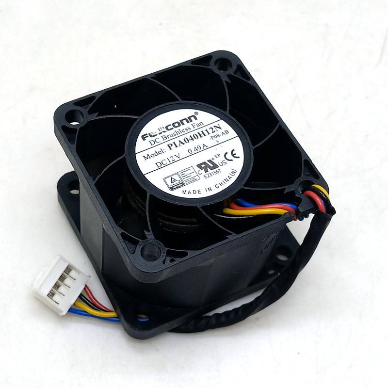 FOXCONN PIA040H12N 12V 0.49A Dual Ball Bearing 16000RPM 40x40x28 Power Supply Unit PSU High Speed Cooling Fan