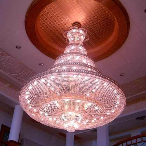 Elegant Crystal Chandelier - Color: Transparent