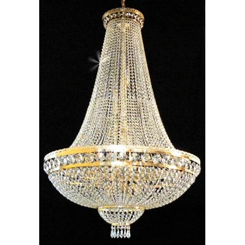 Royal Crystal Chandelier - Color: Golden