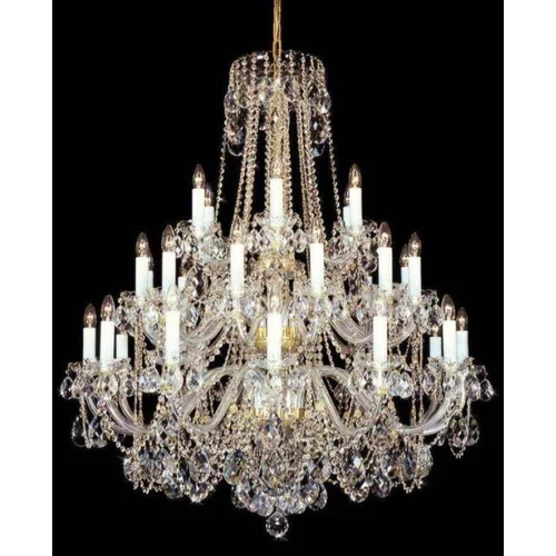 Glass Arms Maria Theresa Shaped Chandelier - Color: Transparent