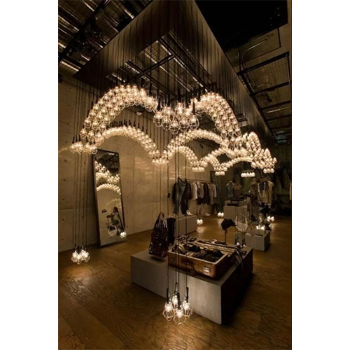 Decorative Ceiling Chandelier - Color: Transparent