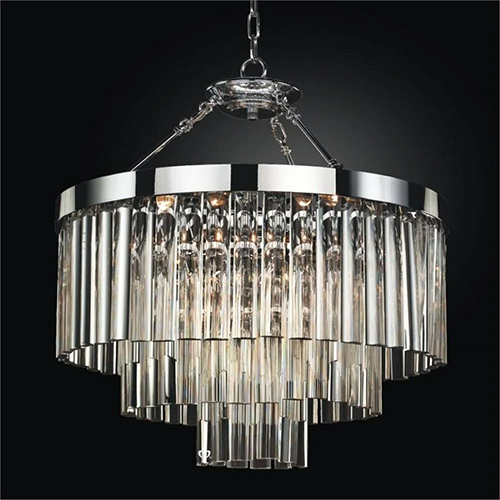 Round Maharaja Chandelier - Color: Golden