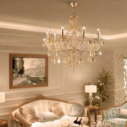 Elegant Ceiling Chandelier - Color: Transparent