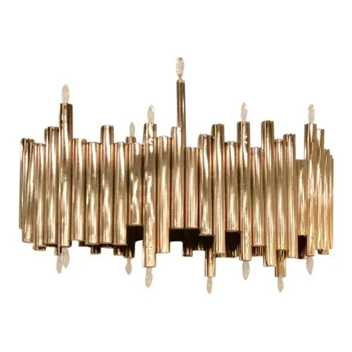 Metal Pipe Ceiling Chandelier