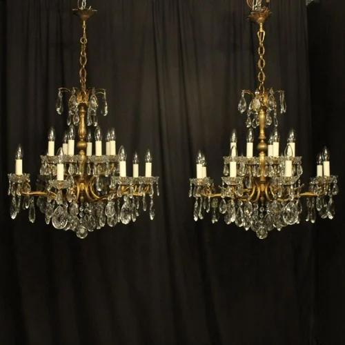 Ceiling Mount Double Chandeliers