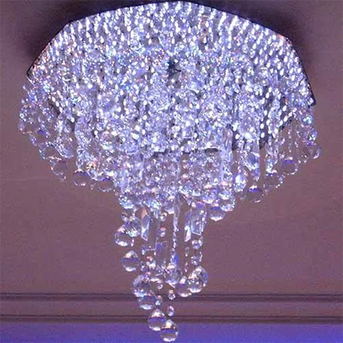 Stylish Glass Chandeliers - Color: Transparent