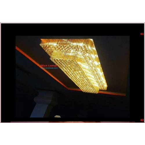 Ceiling Mount Crystal Chandelier