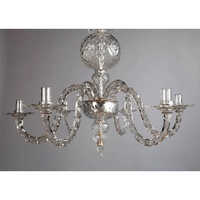 Led Cut Glass Chandelier - Color: Transparent