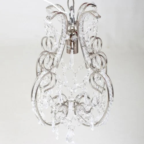 Designer Glass Chandelier - Color: Transparent
