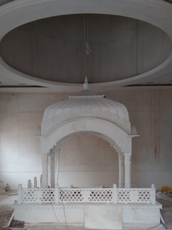 White Marble Gurudwara Palki Sahib