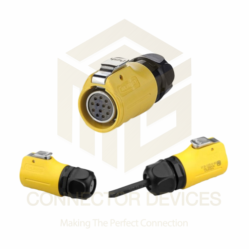 LP20 250V 5A 12Pin Female Plug IP67 Waterproof Power Connector Plastic+Metal Shell Solder Terminal