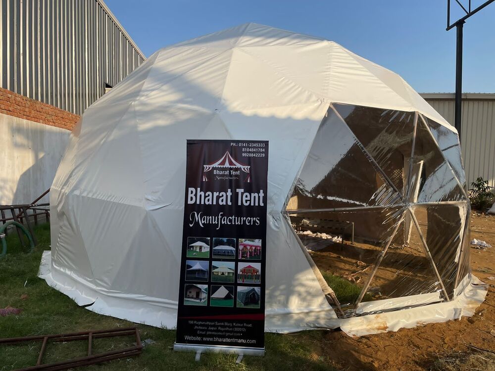 Geodesic Dome Tent India - Color: White