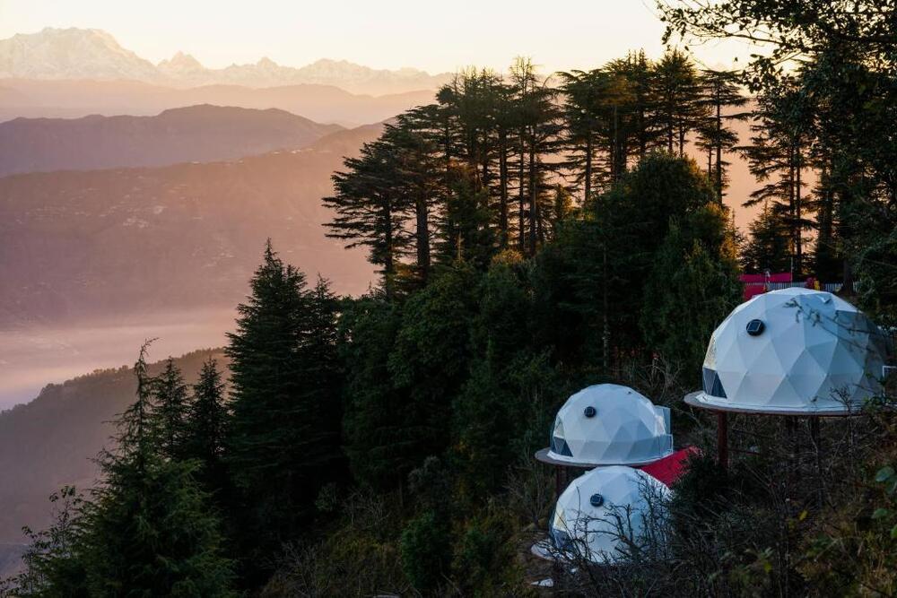 Geodesic Dome Tent India - Color: White