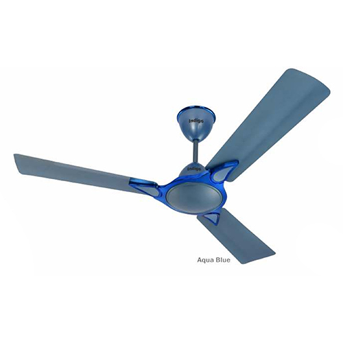 Denim Copper Winding Ceiling Fans - Color: Blue