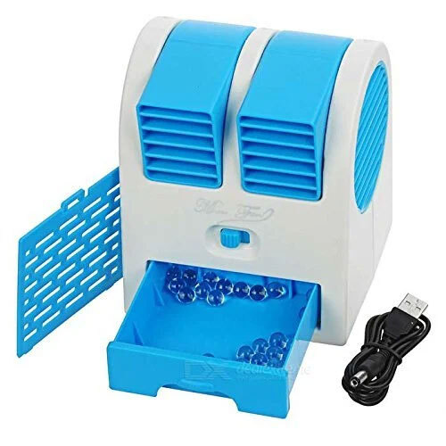 Kular Small Fan - Color: Blue And White