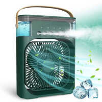 Mini Cooler Fan - Color: Black