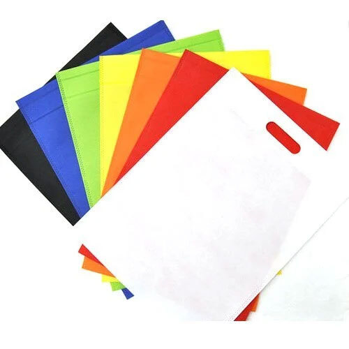 D Cut Non Woven Bags - Color: Multicolor