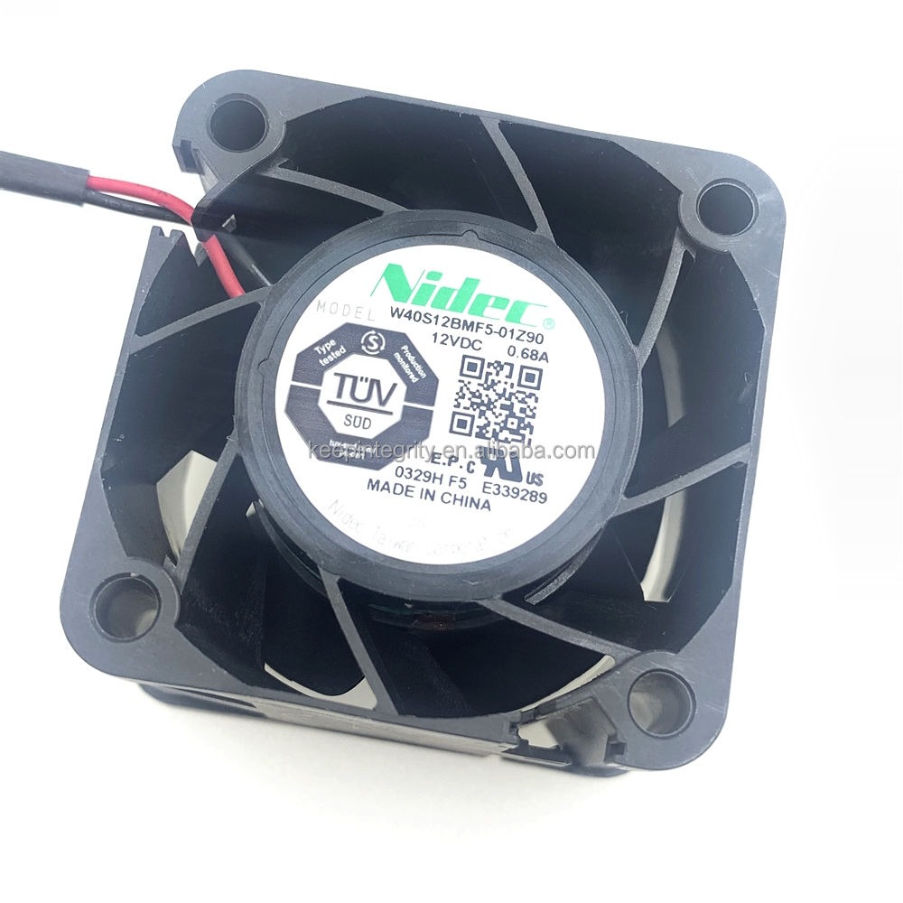 NIDEC W40S12BMF5-01Z90 Original APW9 PSU Fans 4028 4cm DC12V 0.68A Power Supply Cooling Fan