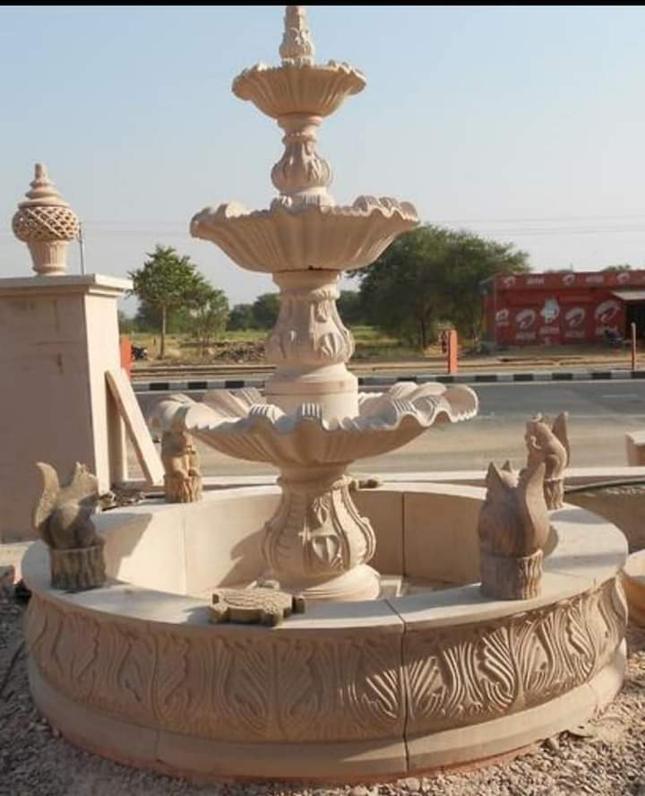 Sandstone Water Fountain