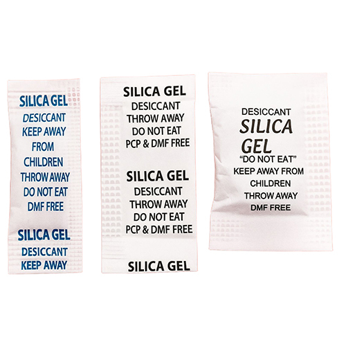 1Gm-5Gm Silica Gel Desiccant - Color: White