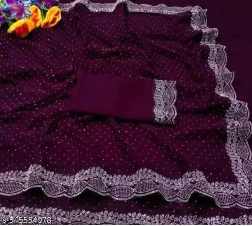 Ladies Saree - Cotton Silk Mix, Free Size, Mixcolour | Formal Design, Resam Embroidery, Party Wear, Medium Transparency, Bollywood Style