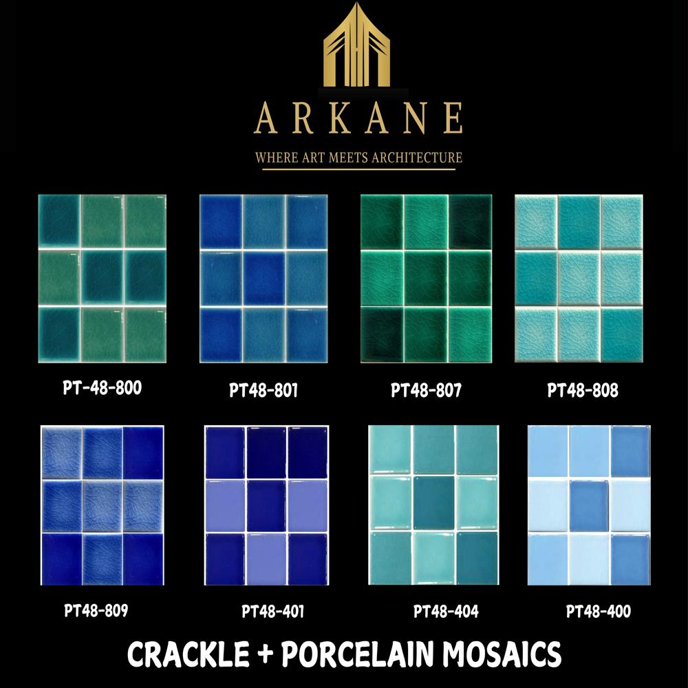Porcelain Mosaics - Size: 48Mm