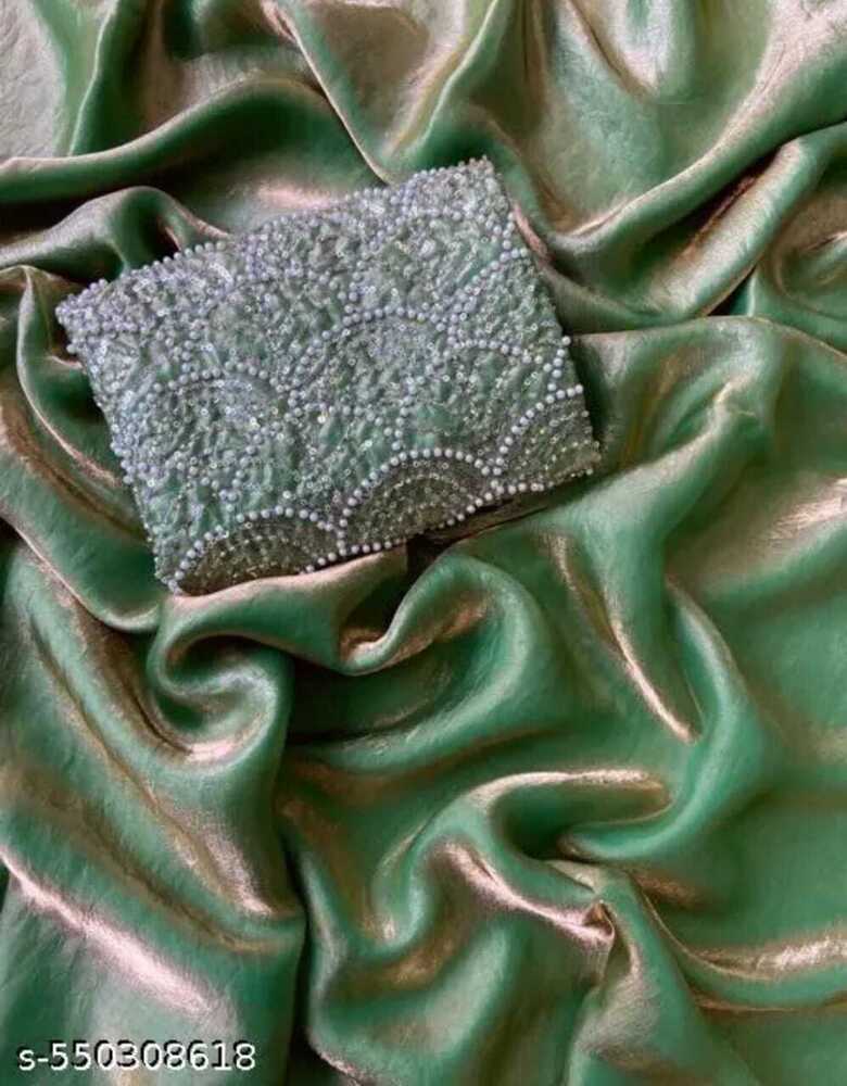 Ladies Saree - Cotton Silk Mix, Free Size, Mixcolour | Formal Design, Resam Embroidery, Party Wear, Medium Transparency, Bollywood Style