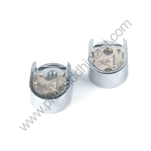 Wardrobe Rail Bracket (oval) - Color: Silver| Black | White