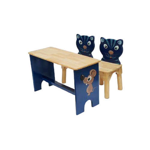 Ncr-107 Mdf Cat Table With 2 Chairs - Color: Different Available