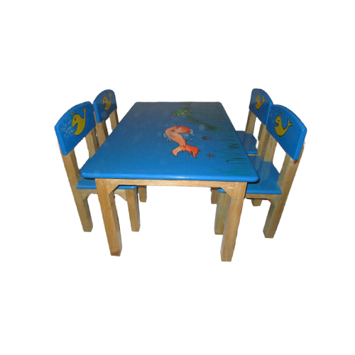 Ncr-131 Rectangle Table With Four Chairs - Color: Different Available