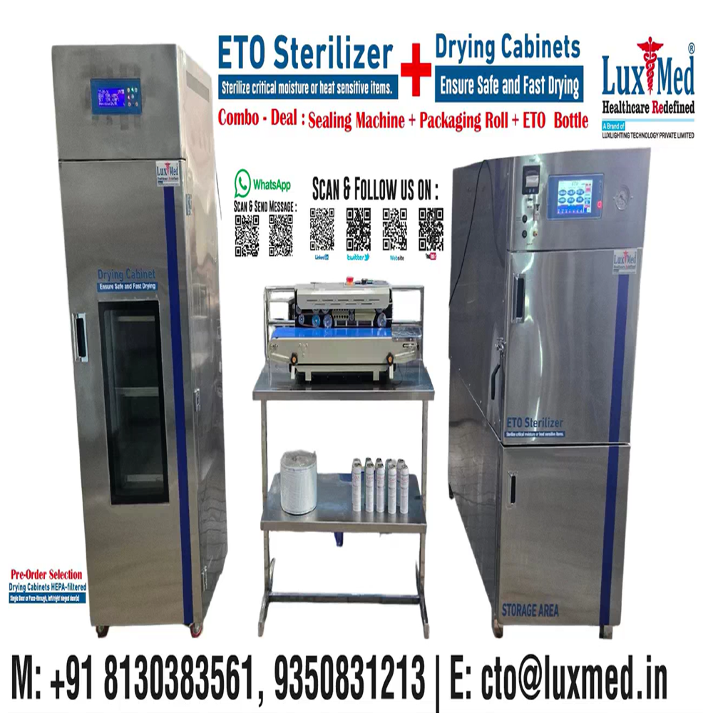 COMBO Deal : Ethylene Oxide Sterilizer (ETO) and Drying Cabinet