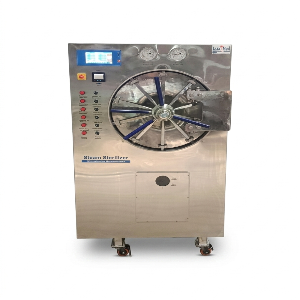 Cylindrical Steam Sterilizer Single Door