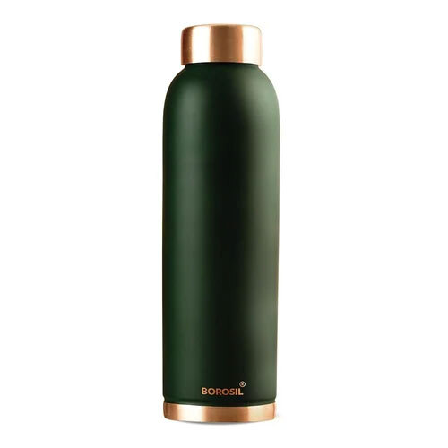 Colour Copper Water Bottle - Capacity: 1 Ltr