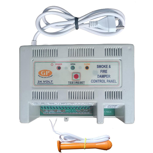 24V Smoke And Fire Damper Control Panel - Color: White