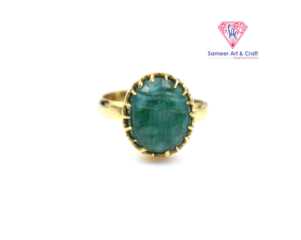 Scarbee Gold Plated Gemstone Rings Vintage Style