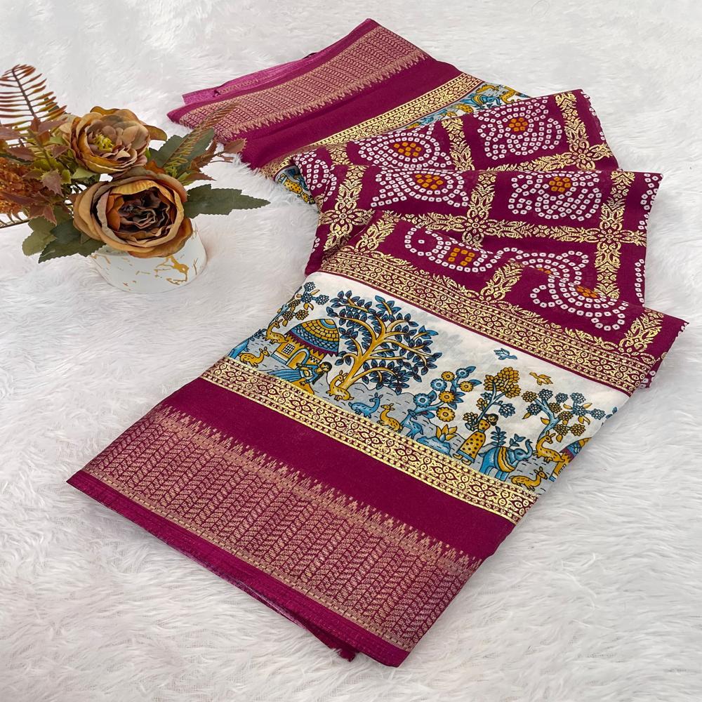 Indian Designer Traditional Dola SIlk Saree