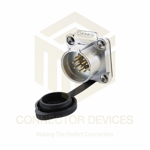 LP20 250V 5A 12Pin Male Socket IP67 Waterproof Power Connector Metal Shell Solder Terminal