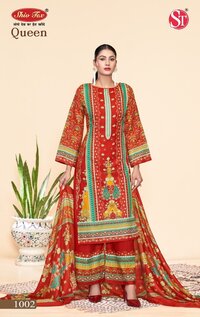 St Queen Vol-1  Dress material