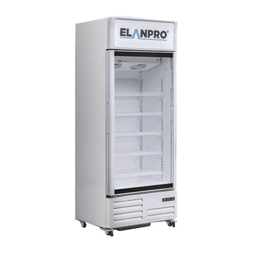 Visi Cooler - Stainless Steel, 560 X 618 X 1674 Mm, White | Capacity: 300 Ltrs, Glass Door, Operating Temp: 2 - 10â°c, 220v, 1 Year Warranty