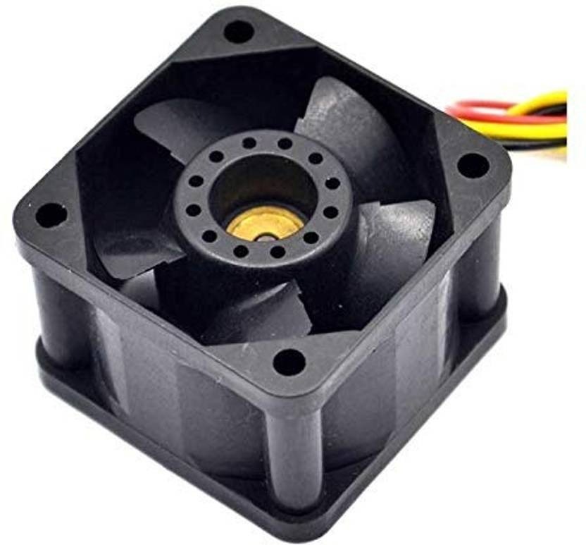 SanAce 109P0424F329 Axial Fan 24V-0.055A DC Brushless Air Cooling Fan 4028 3Pin Fan with Heat Sinks All in one Cooler (Black)