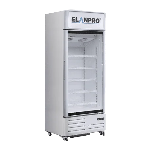 Visi Cooler - Stainless Steel, 560 X 618 X 1674 Mm, White | Capacity: 300 Ltrs, Glass Door, Operating Temp: 2 - 10â°c, 220v, 1 Year Warranty