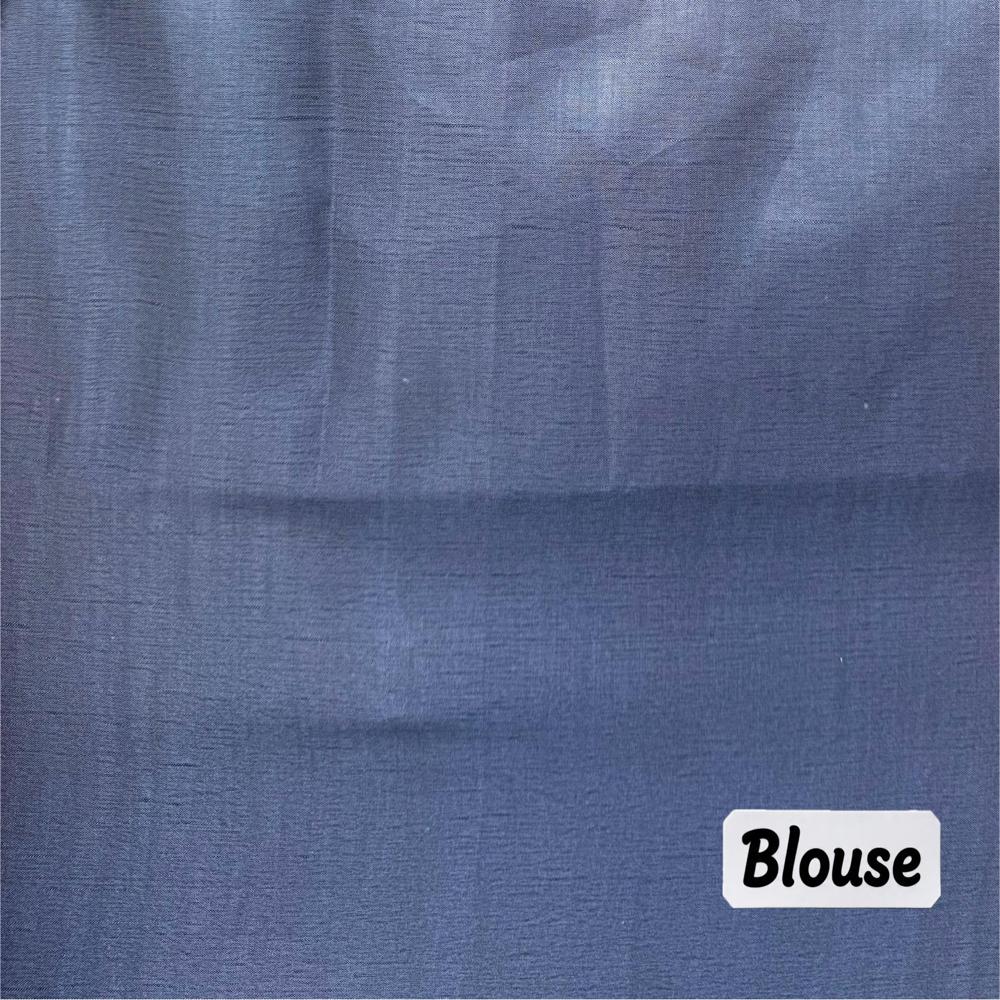 Navy Blue Bandhani-inspired Printed Saree - Fabric Type: Art Silk